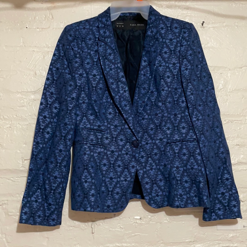 Zara Patterned Blazer